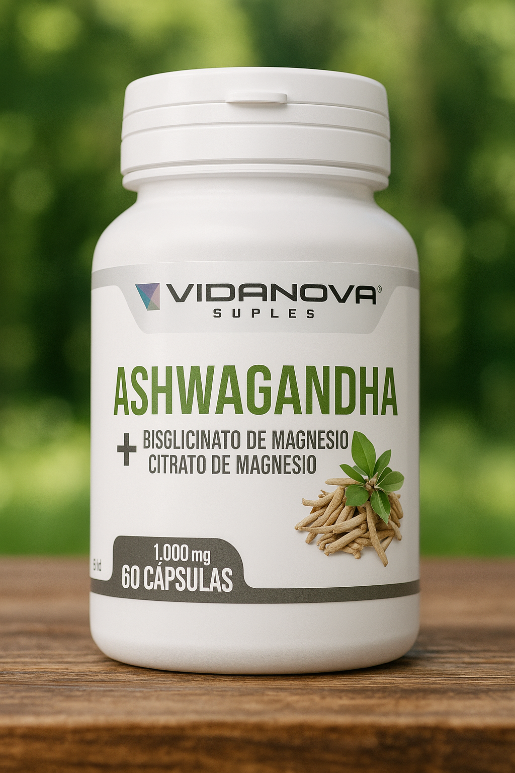 🌿Ashwagandha + Magnesio Premium 1000mg 💊 - Reduce Estrés, Aumenta Energía y Bienestar Natural
