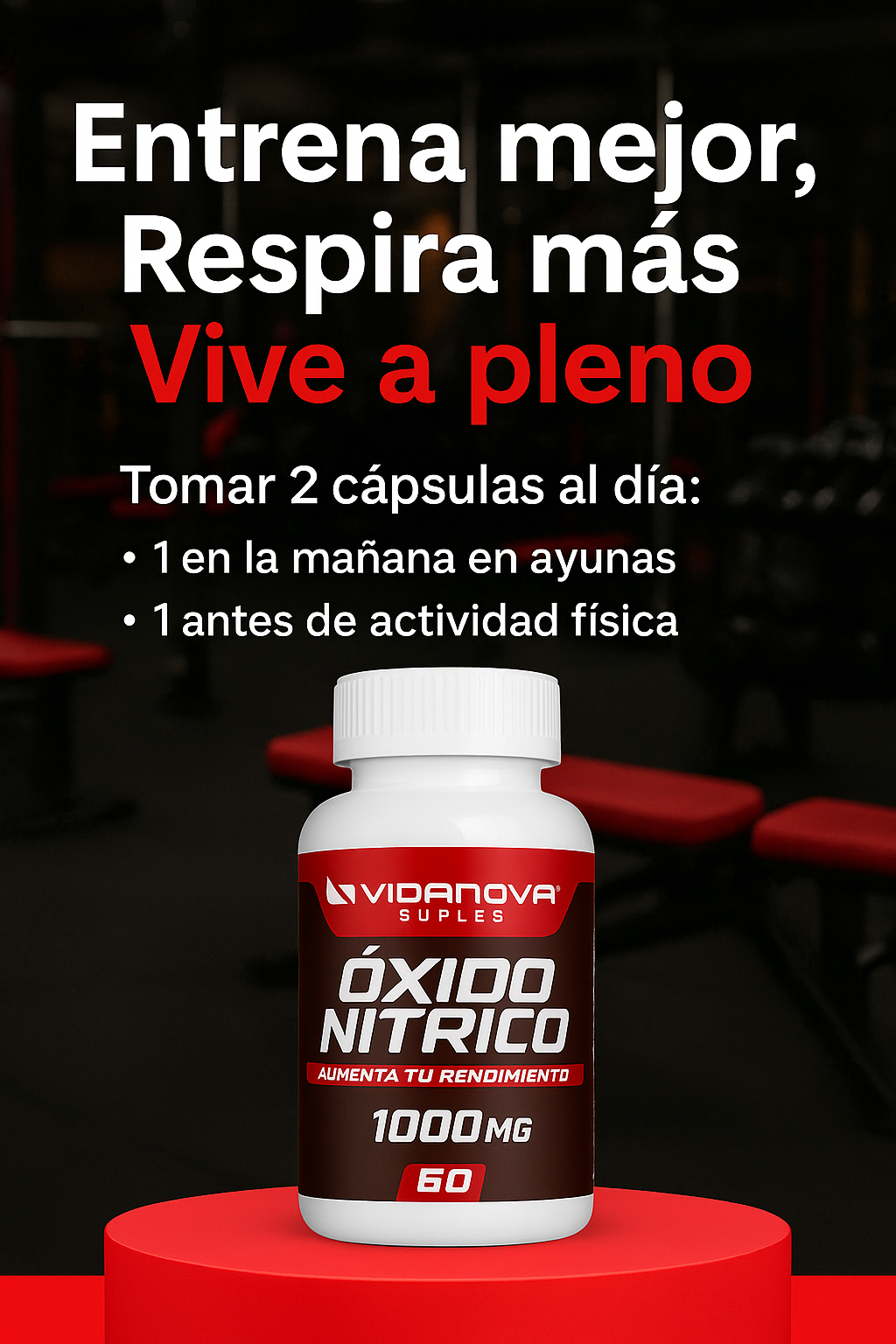 Óxido Nítrico Power™ – Desata tu máximo rendimiento físico y protege tu salud Cardiovascular