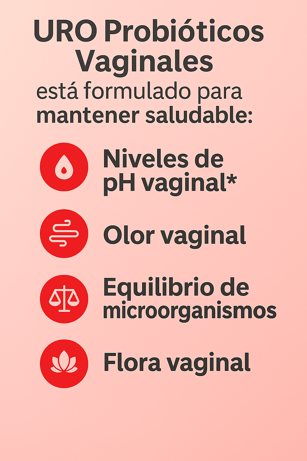 URO Salud Femenina – Probiótico Original 🌸