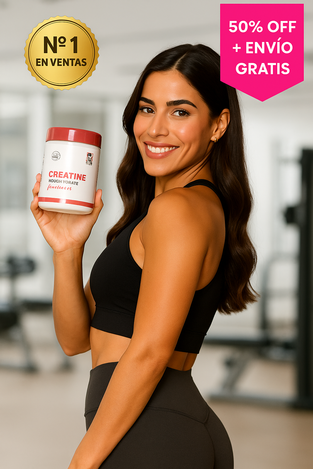 💪 Creatina Monohidratada + Colágeno y Aminoácidos para Mujeres Power 🚺⚡