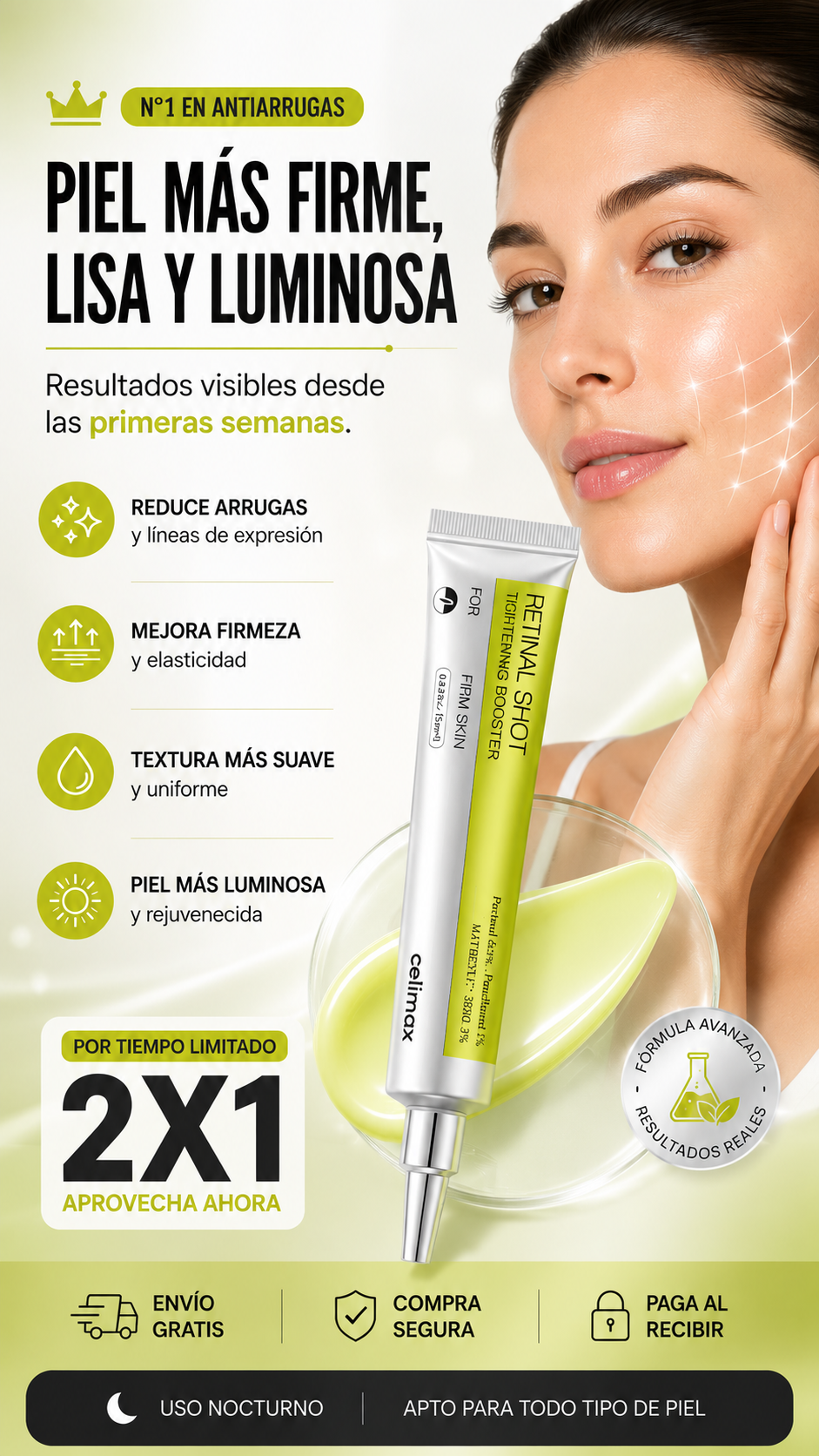Celimax Original® Crema Facial Antiarrugas con Retinal 15 ml