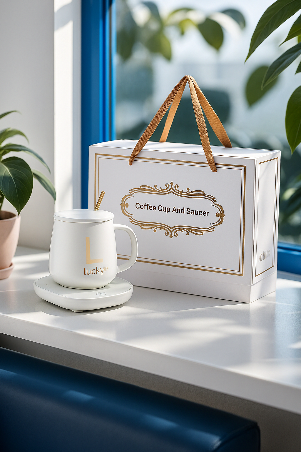 ☕Taza con calentador eléctrico 🔥