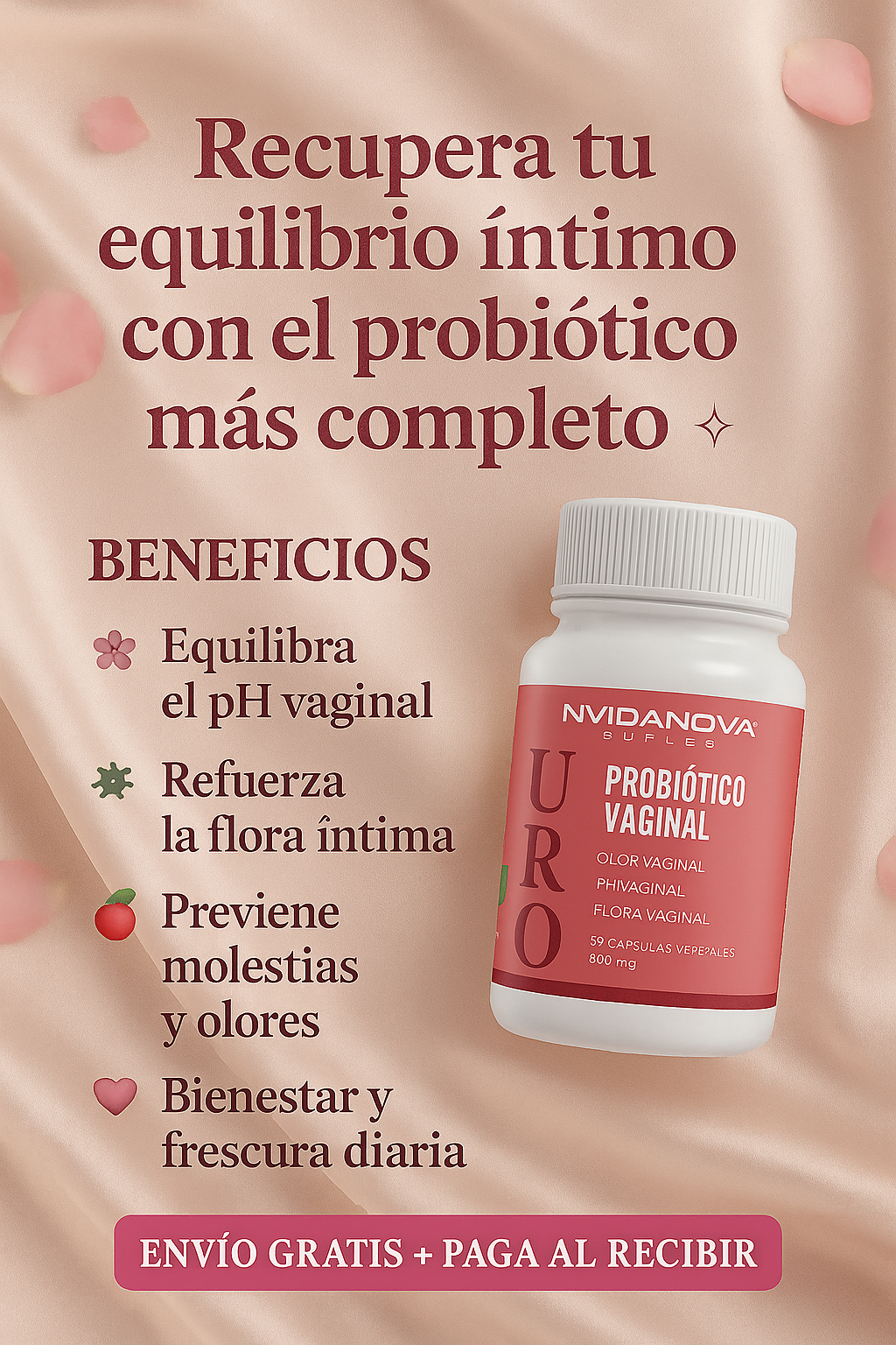 URO Salud Femenina – Probiótico Original 🌸