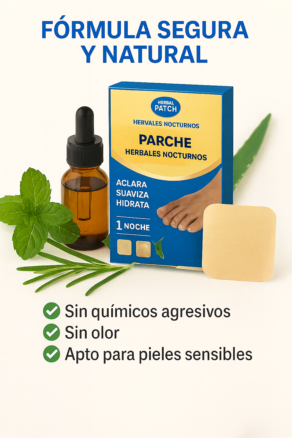 Parches AntiHongo para uñas - Limpieza profunda y visible desde la primera semana