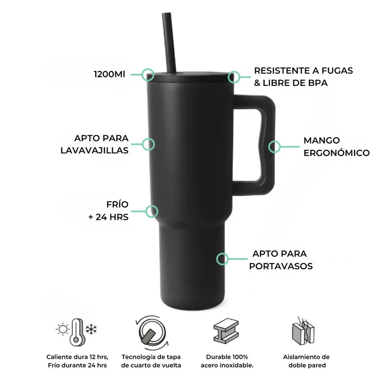 🔥 Vaso Térmico Premium 1200 ml