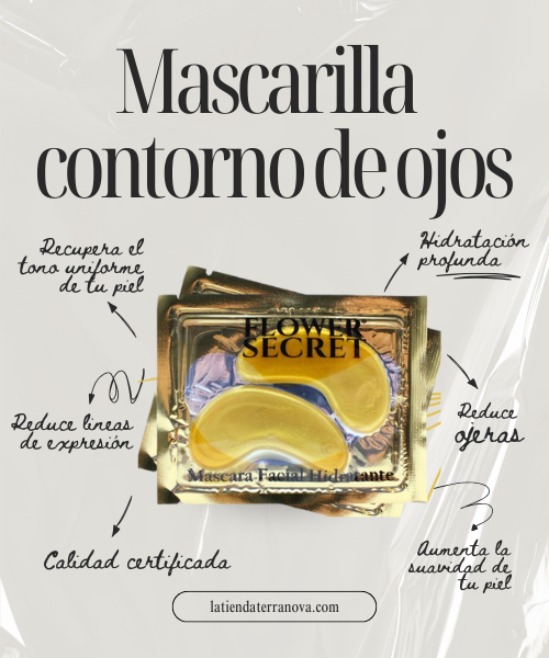 ✨ Mascarillas contorno de ojos Gold con Ácido hialurónico (Pack de 10 pares)