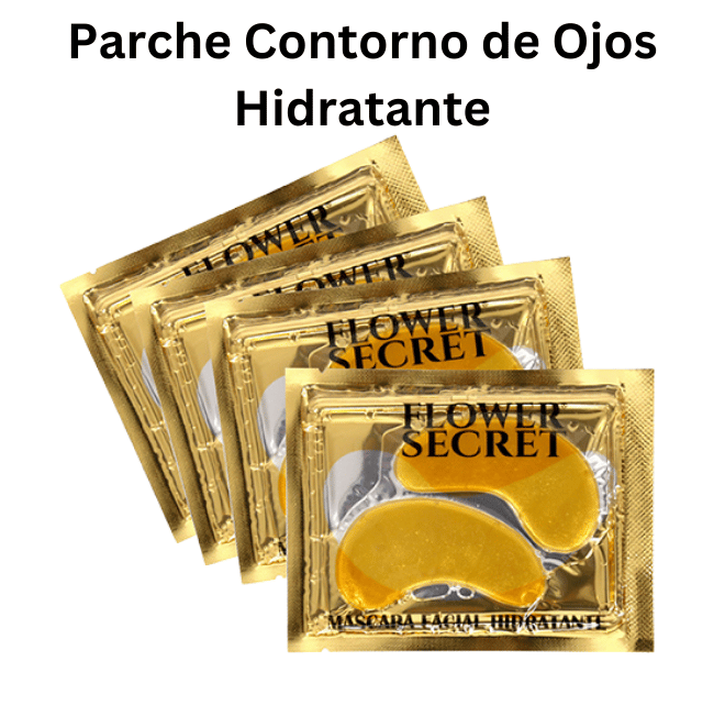✨ Mascarillas contorno de ojos Gold con Ácido hialurónico (Pack de 10 pares)