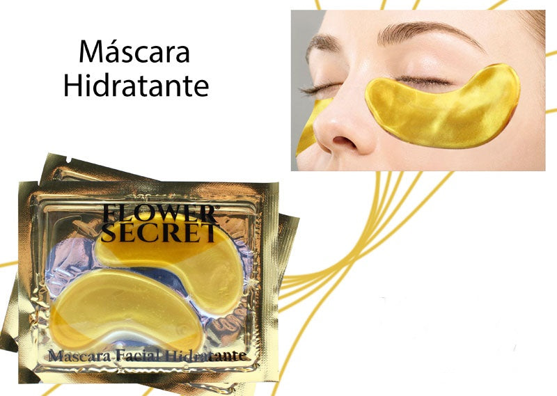 ✨ Mascarillas contorno de ojos Gold con Ácido hialurónico (Pack de 10 pares)