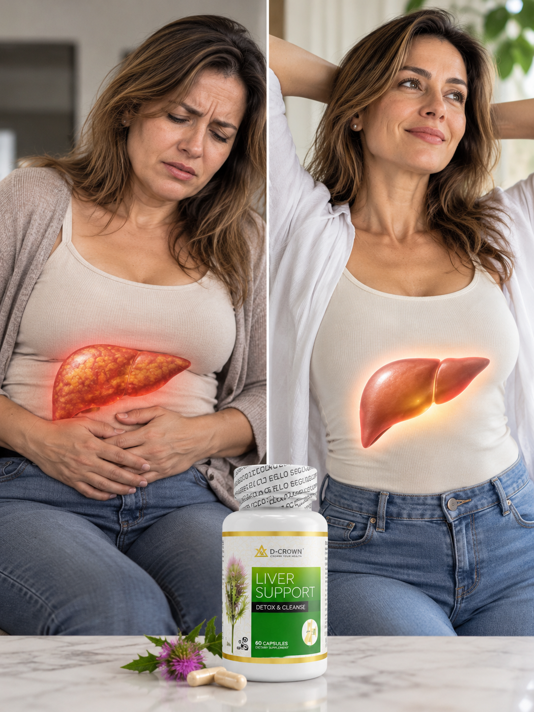 LIVER SUPPORT 60 CÁPSULAS – FÓRMULA COMPLETA PARA SANAR EL HÍGADO GRASO