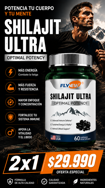 SHILAJIT ULTRA 60 CÁPSULAS - MÁXIMA POTENCIA🔥