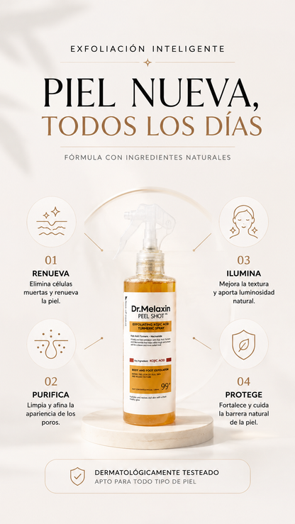 Dr. Melaxin Peel Shot™ – Exfoliante Coreano para una Piel sin manchas y Radiante