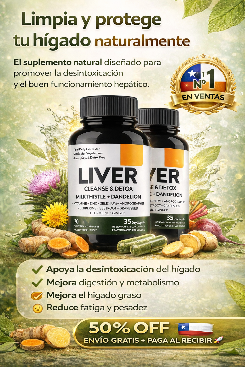 🌿 Liver Cleanse Detox – Limpieza hepática para sanar el hígado graso naturalmente💚