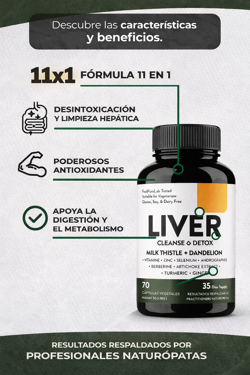 🌿 Liver Cleanse Detox – Limpieza hepática para sanar el hígado graso naturalmente💚