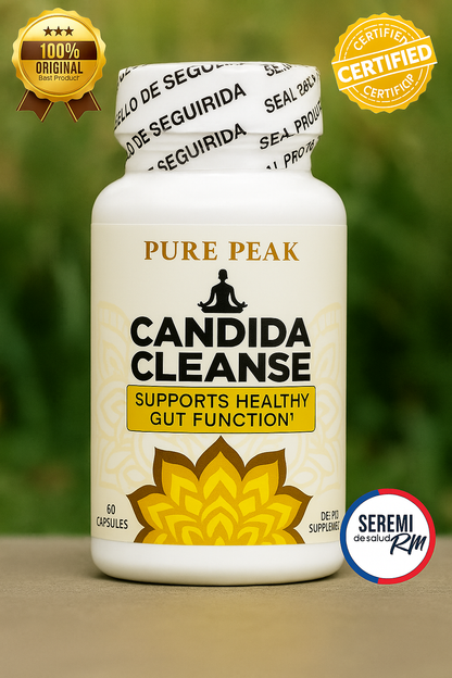 🌿 CÁNDIDA CLEANSE ORIGINAL 🍄 60 CÁPSULAS - Detox natural para reducir hinchazón y mejorar tu digestión