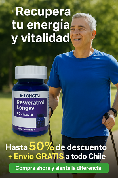 🍇 RESVERATROL  60 CÁPSULAS DE 1450mg