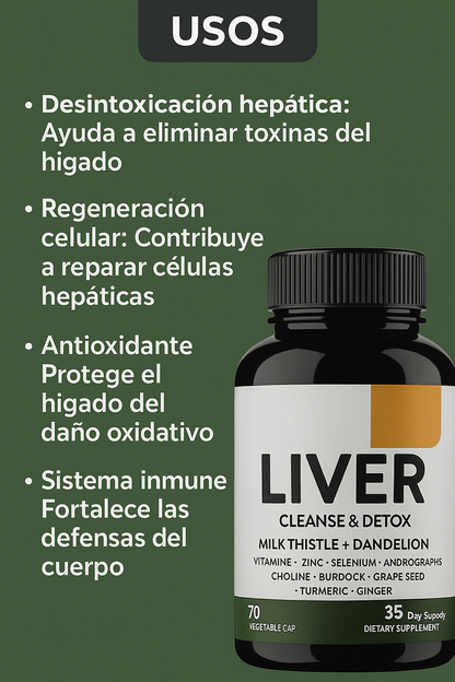 🌿 Liver Cleanse Detox – Limpieza hepática para sanar el hígado graso naturalmente💚