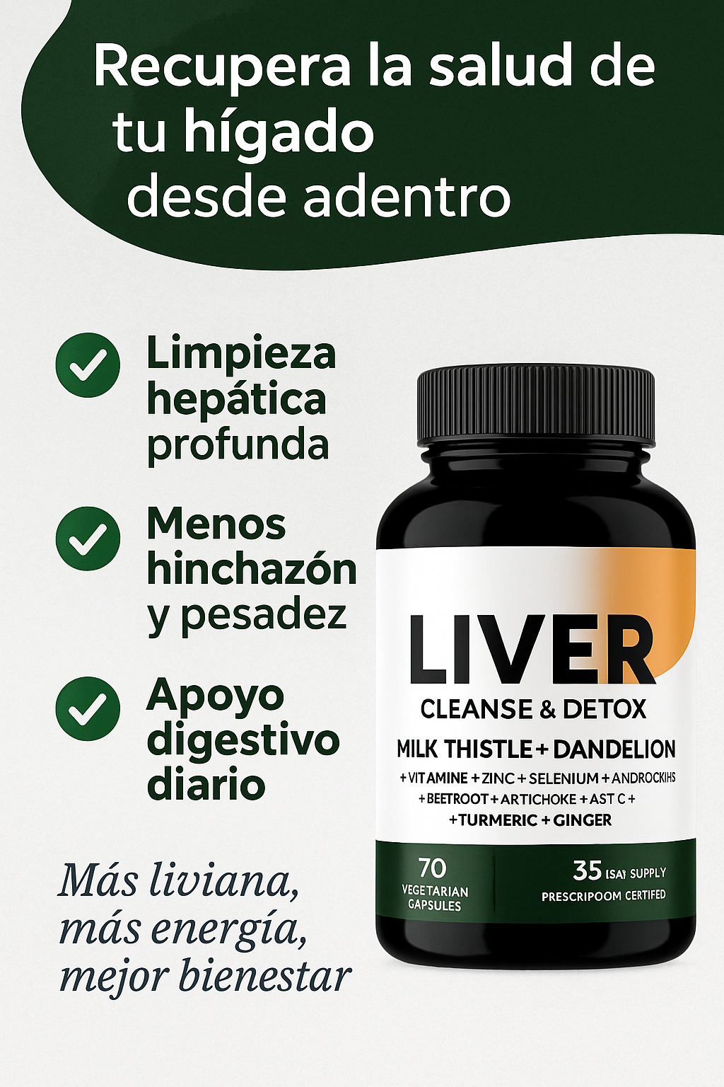 🌿 Liver Cleanse Detox – Limpieza hepática para sanar el hígado graso naturalmente💚