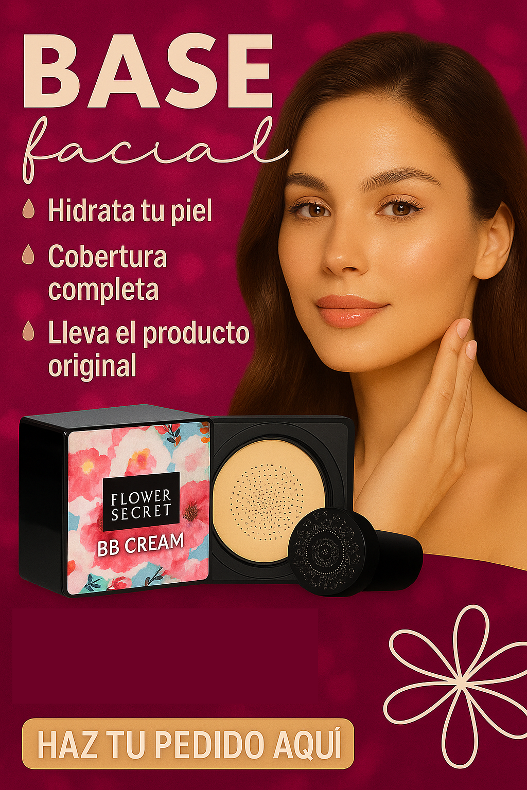 BEAUTY CREAM™ - BASE MAQUILLAJE HIDRATANTE FPS 30