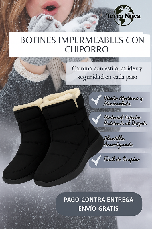 Botines Impermeables con chiporro 🔥