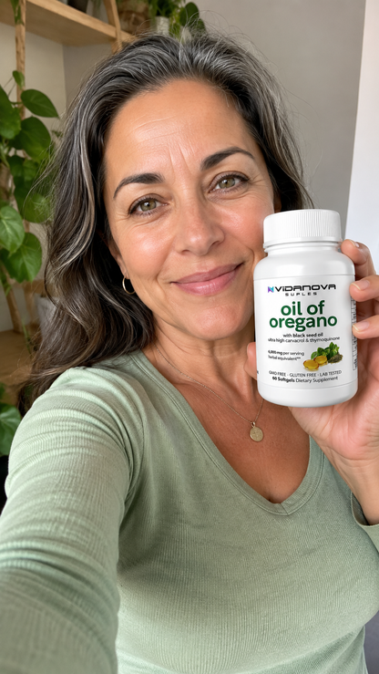 🍃 Aceite de Orégano en cápsulas - Energía, defensas y bienestar natural