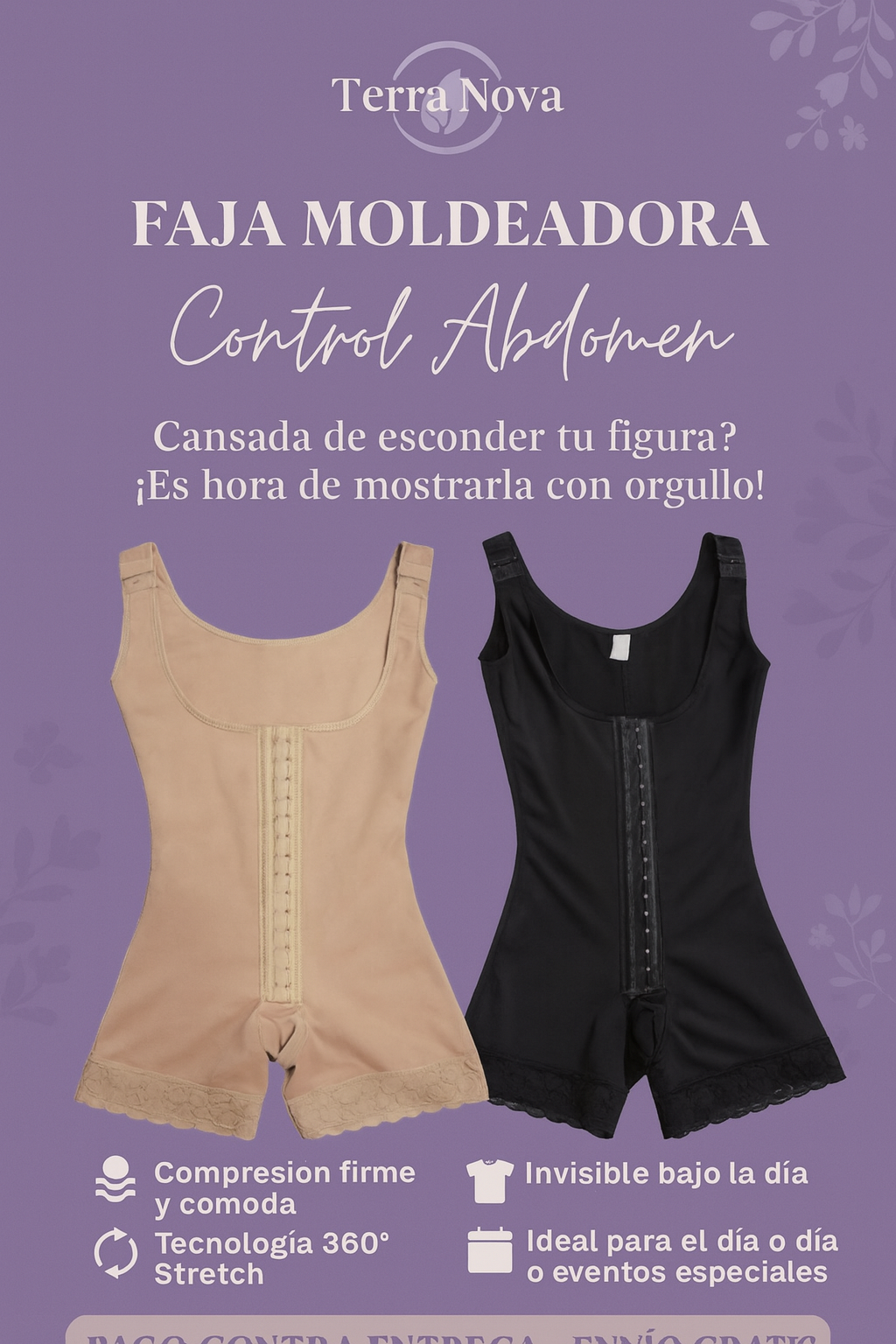 ✨ Faja Reductora Completa 💖 – Moldea tu figura  y logra una Reducción Instantánea del Abdomen 🔥