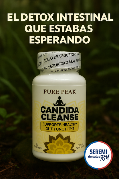 🌿 CÁNDIDA CLEANSE ORIGINAL 🍄 60 CÁPSULAS - Detox natural para reducir hinchazón y mejorar tu digestión