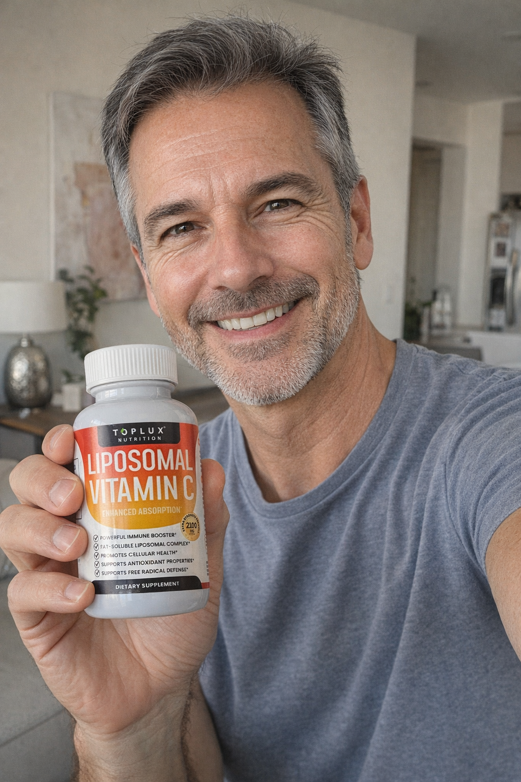 🍊Vitamina C Liposomal 2100 mg – 60 Cápsulas -  Con la potencia de 40 Naranjas 🔥