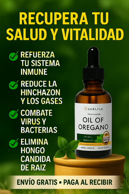 ⭐ Aceite de Orégano en Gotas – Recupera tu Bienestar Natural
