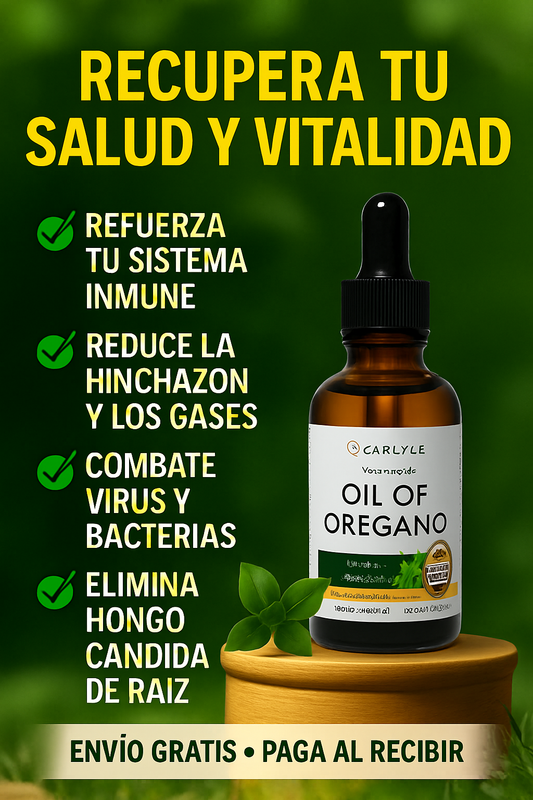 ⭐ Aceite de Orégano en Gotas – Recupera tu Bienestar Natural