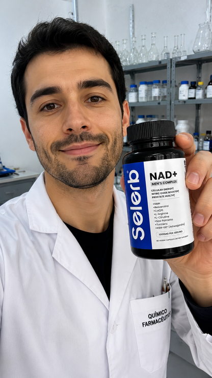 SELERB NAD+MEN'S 1000mg - Energía Real y Vitalidad Masculina Todos los Días 🔥