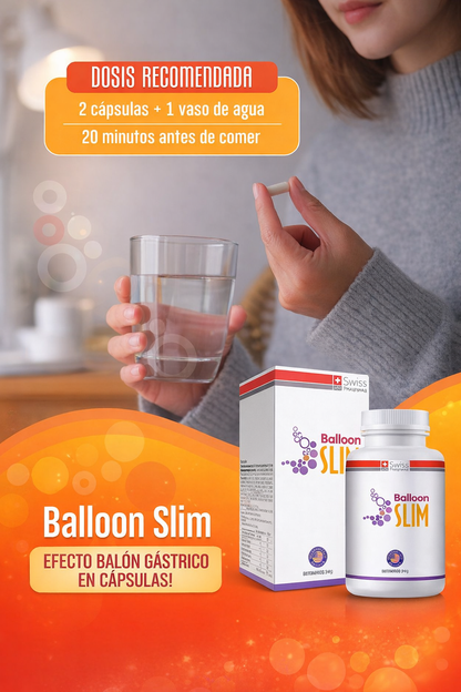 Balloon Slim 120 cápsulas – Controla el apetito naturalmente sin efecto rebote 🌿