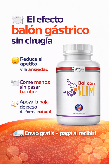 Balloon Slim 120 cápsulas – Controla el apetito naturalmente sin efecto rebote 🌿