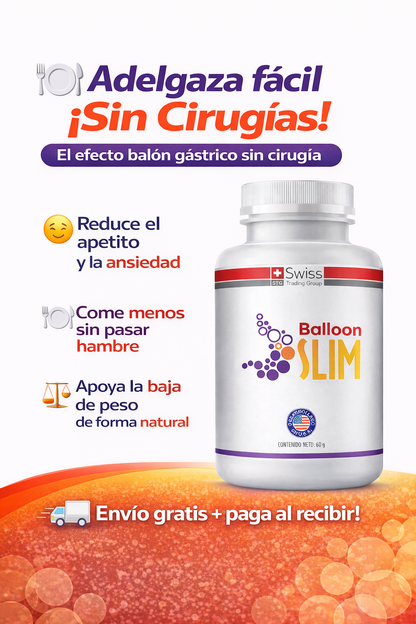 Balloon Slim 120 cápsulas – Controla el apetito naturalmente sin efecto rebote 🌿