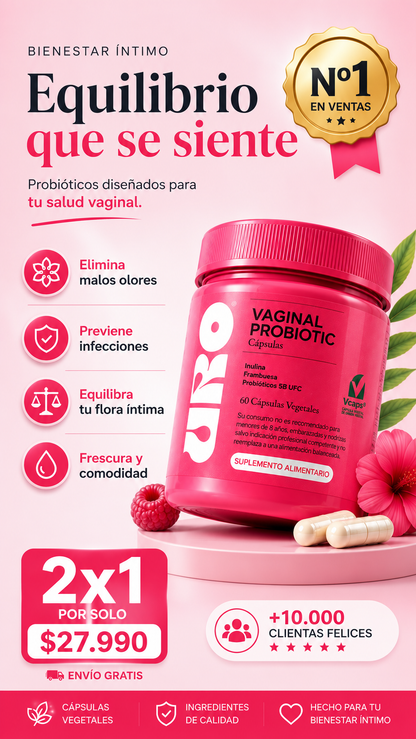 URO Probióticos Original - Salud íntima Femenina 🌸