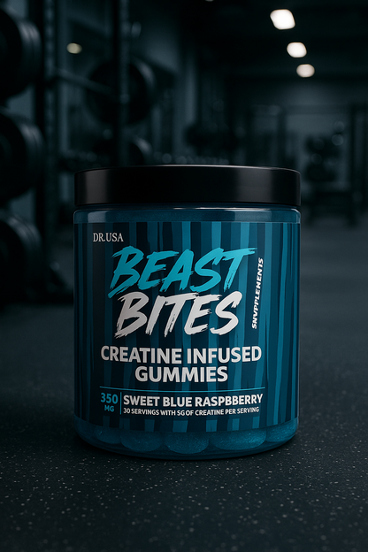 🏋️‍♀️Beast Bites Gomitas de creatina 5g 🫐