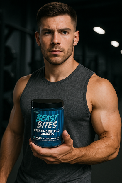 🏋️‍♀️Beast Bites Gomitas de creatina 5g 🫐