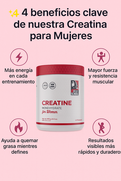 💪 Creatina Monohidratada + Colágeno y Aminoácidos para Mujeres Power 🚺⚡