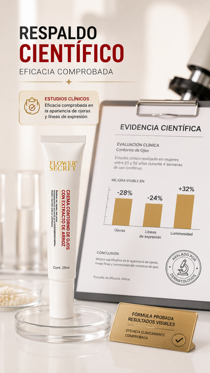 Contorno de ojos de Arroz FLOWER SECRET 25 mL