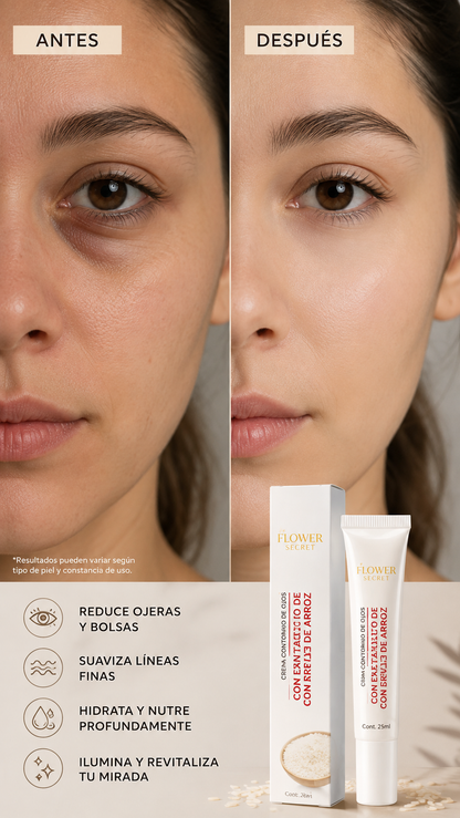 Contorno de ojos de Arroz FLOWER SECRET 25 mL