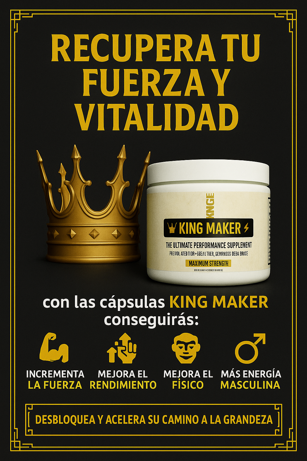 👑 KING MAKER – Activa tu Potencial Masculino 🔥