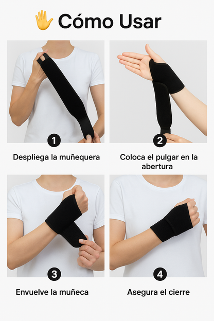 Muñequera Ortopédica 2X1🖐️