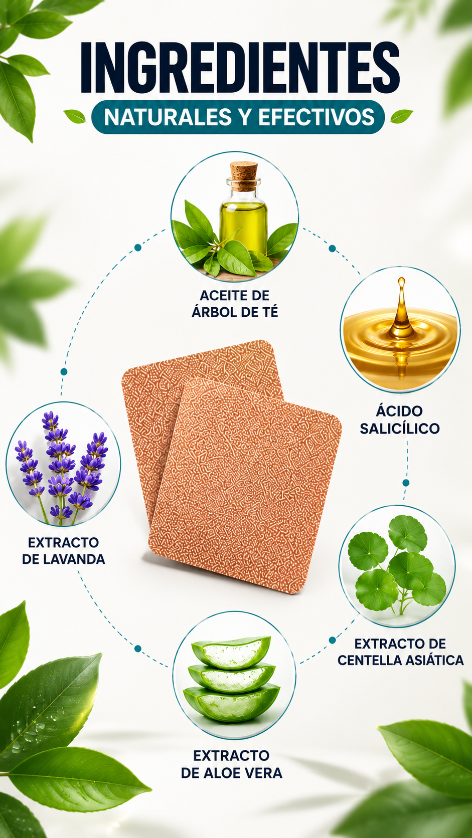 Parches AntiHongo para uñas 2x1 - Limpieza profunda y visible desde la primera semana