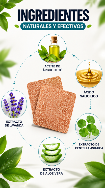 Parches AntiHongo para uñas 2x1 - Limpieza profunda y visible desde la primera semana