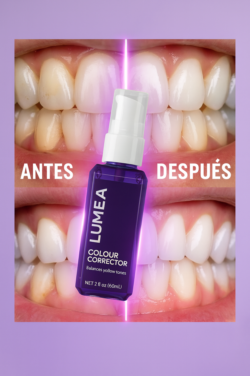 💜 LUMEA Original – Pasta Blanqueadora Morada que Neutraliza Amarillos y Protege tu Esmalte