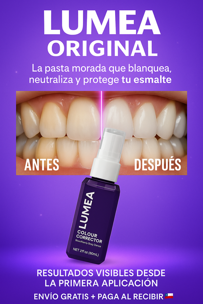 💜 LUMEA Original – Pasta Blanqueadora Morada que Neutraliza Amarillos y Protege tu Esmalte