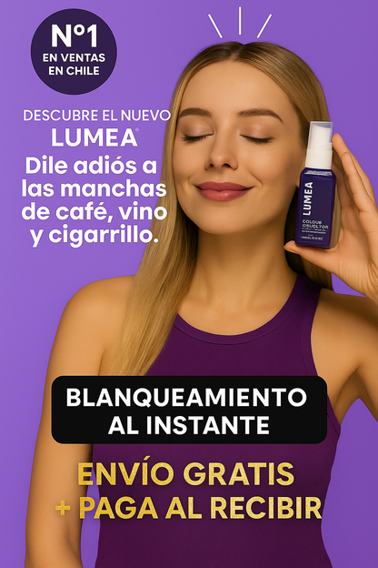 💜 LUMEA Original – Pasta Blanqueadora Morada que Neutraliza Amarillos y Protege tu Esmalte