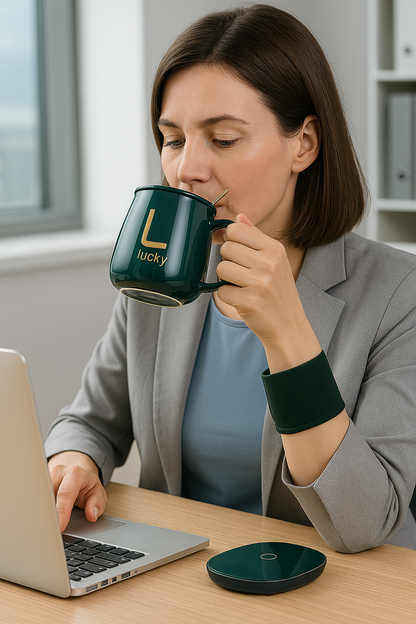 ☕Taza con calentador eléctrico 🔥