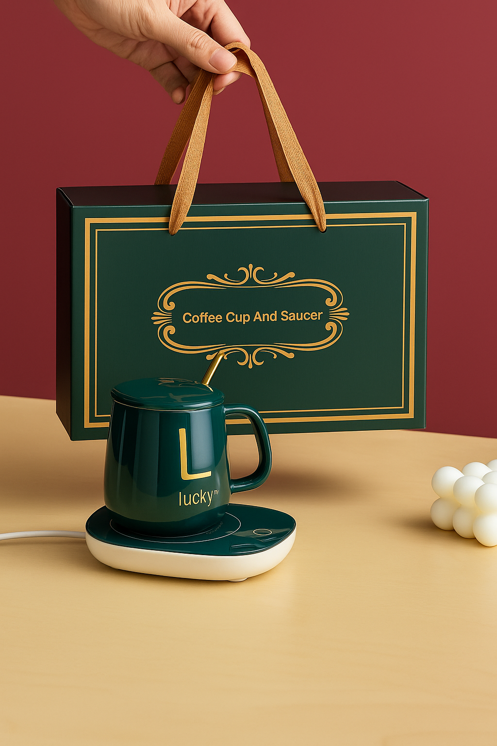 ☕Taza con calentador eléctrico 🔥