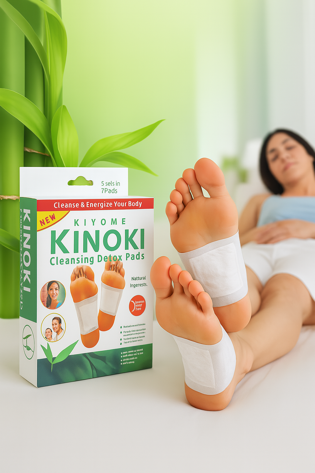 🌿PARCHES DESINTOXICANTES KINOKI 3X1 (30 UNIDADES)