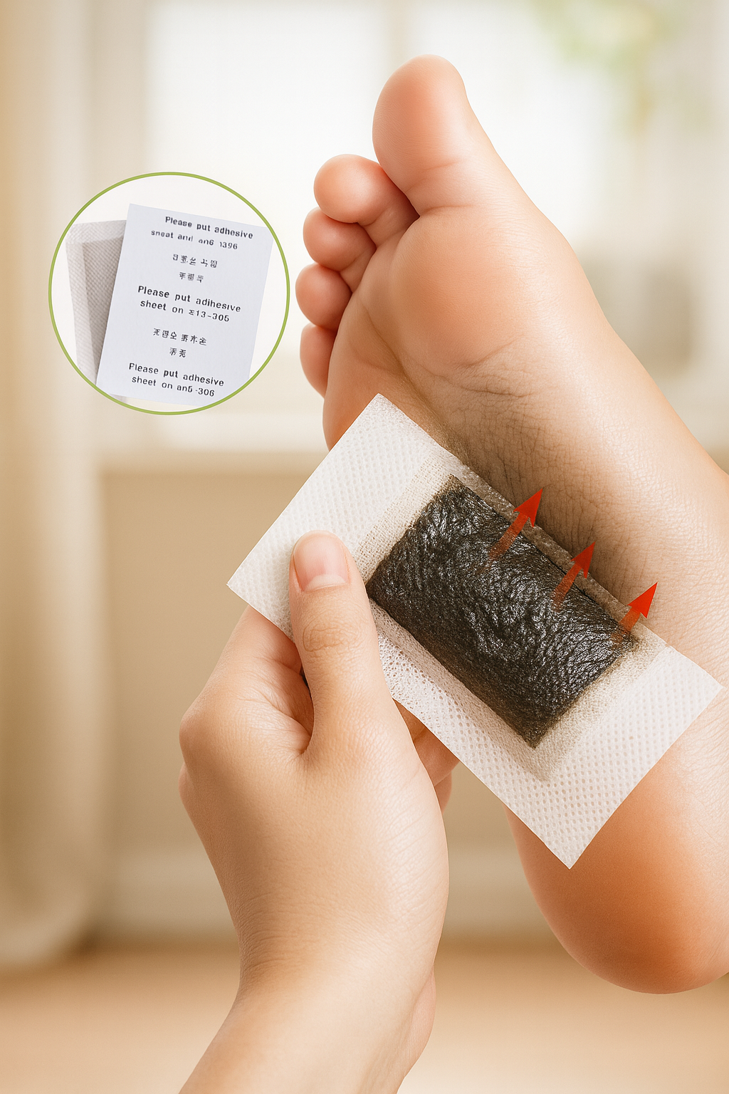 🌿PARCHES DESINTOXICANTES KINOKI 3X1 (30 UNIDADES)